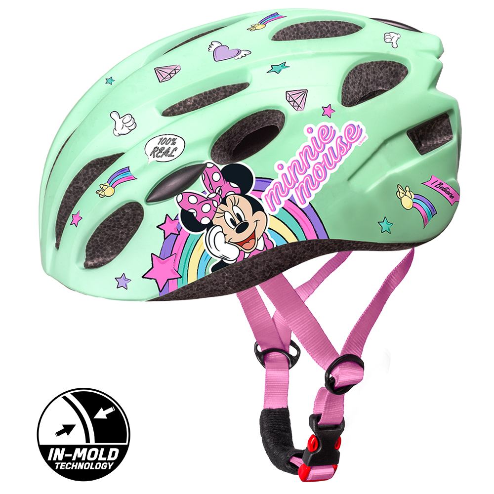 BIKE HELMET IN-MOLD MINNIE MINT - M - 52-56cm