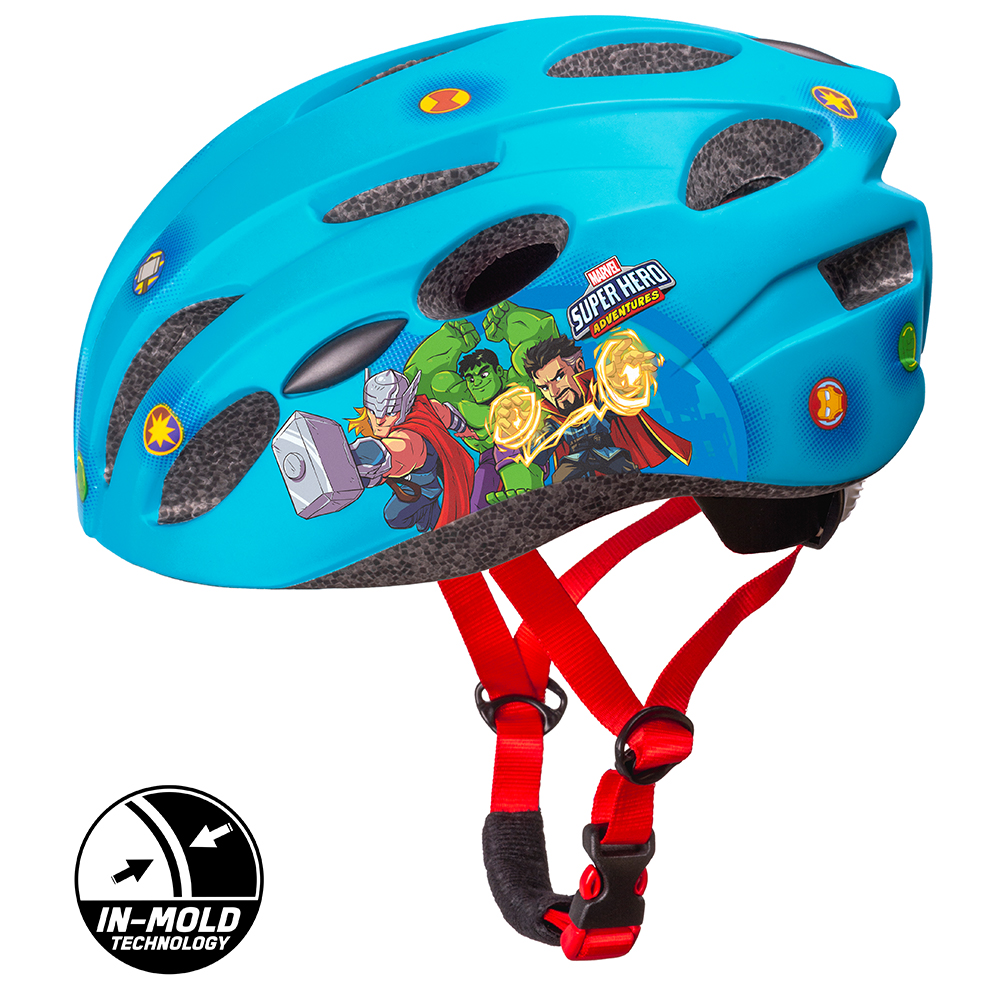 BIKE HELMET IN-MOLD SUPER HERO AVENGERS - M - 52-56cm