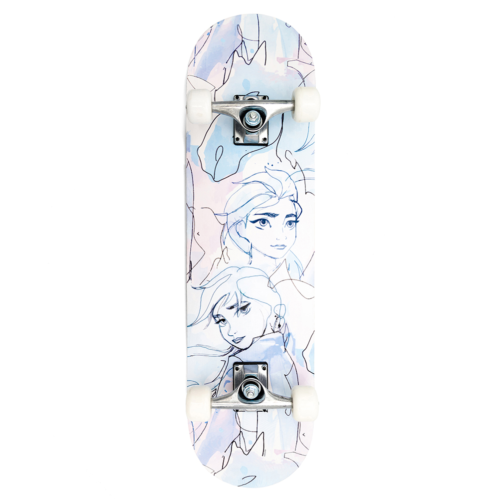 WOODEN SKATEBOARD 31'' x 8'' /70 x 20cm FROZEN 2