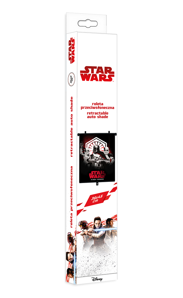 ROLLER SUNSHADE 36*45CM STAR WARS STORMTROOPER