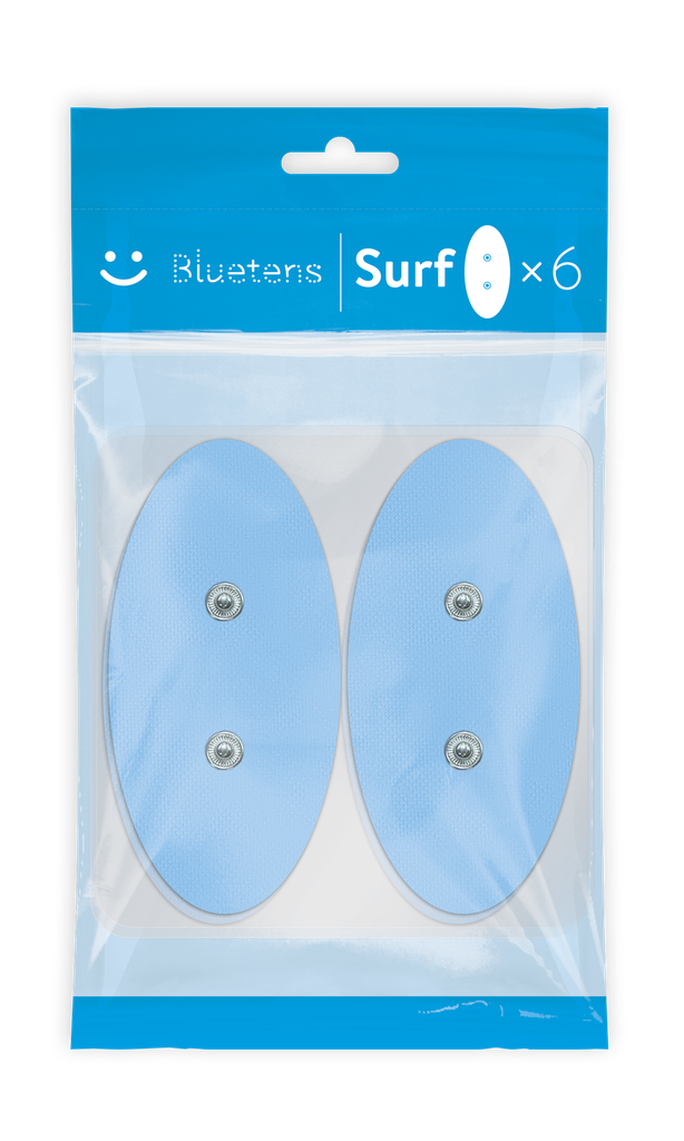 Pack 6 electrodes surf for Wireless Clip 