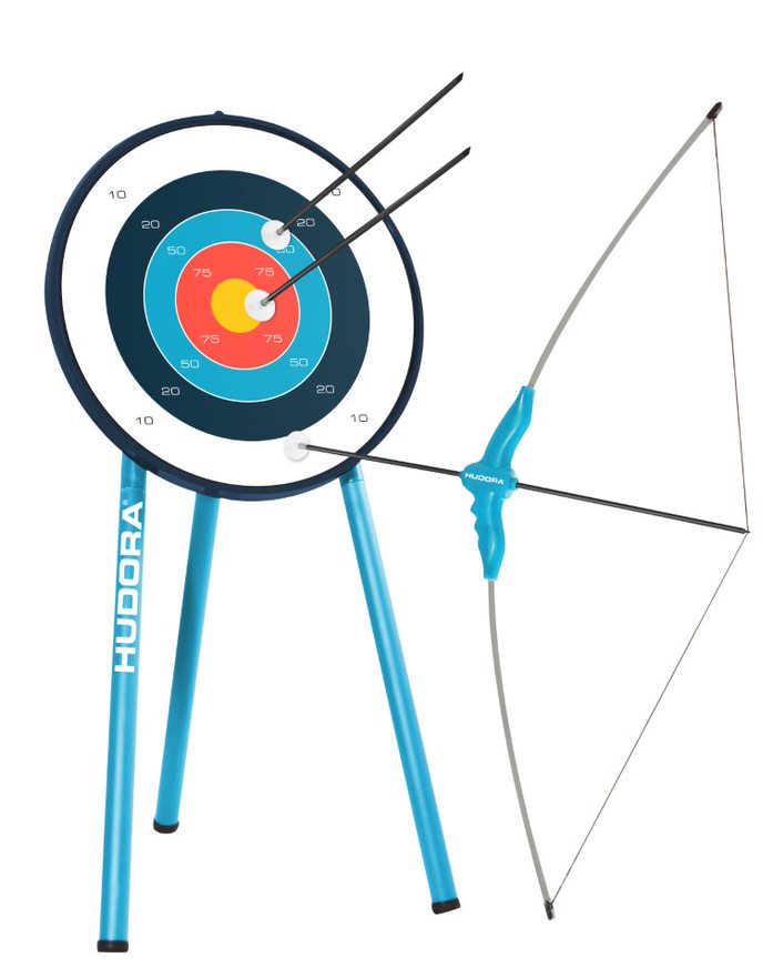 Bow set with target - Cyan