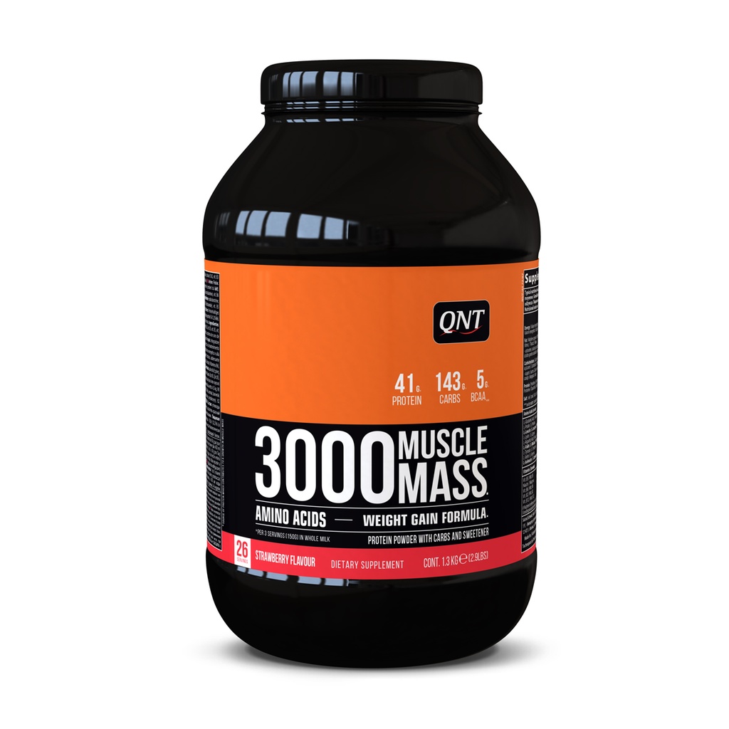 3000 Muscle Mass - Strawberry - 1,3 kg