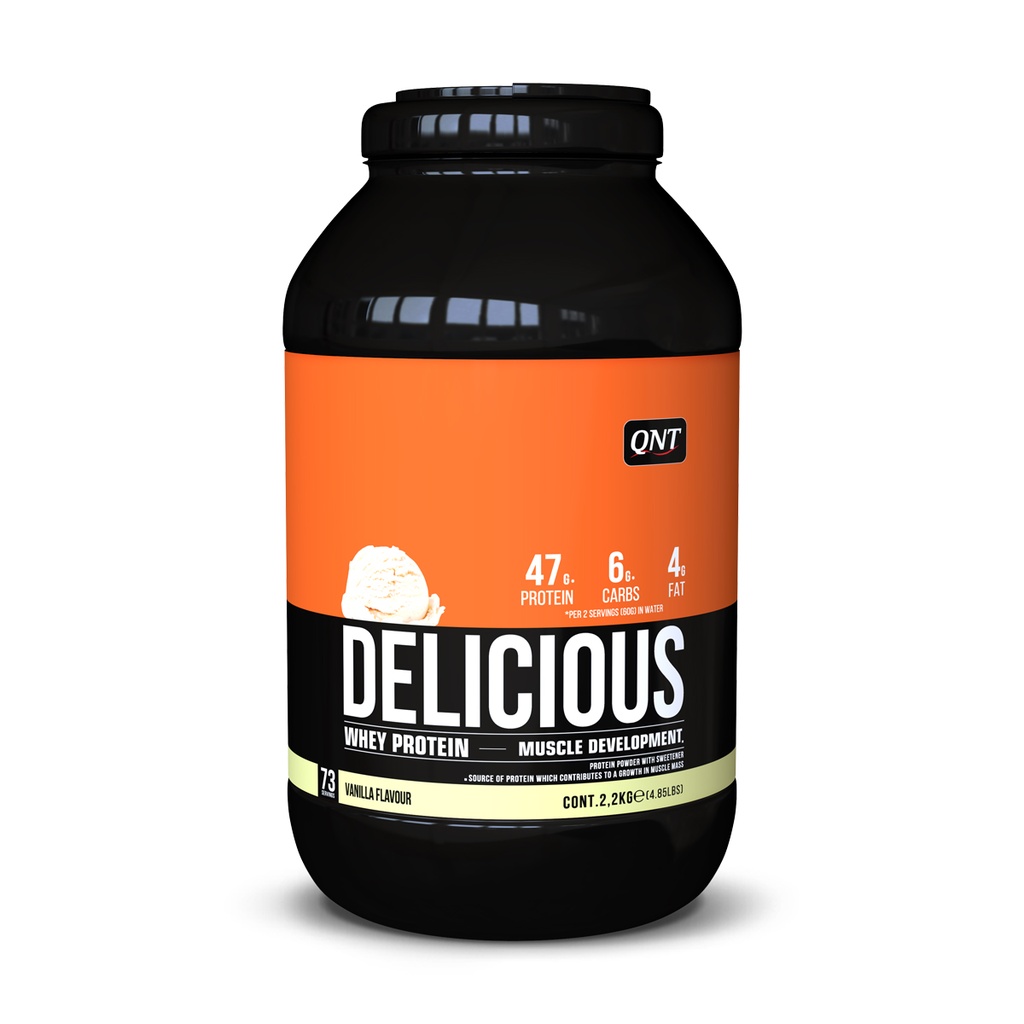 Delicious Whey Protein Powder - Vanilla - 2,2 kg