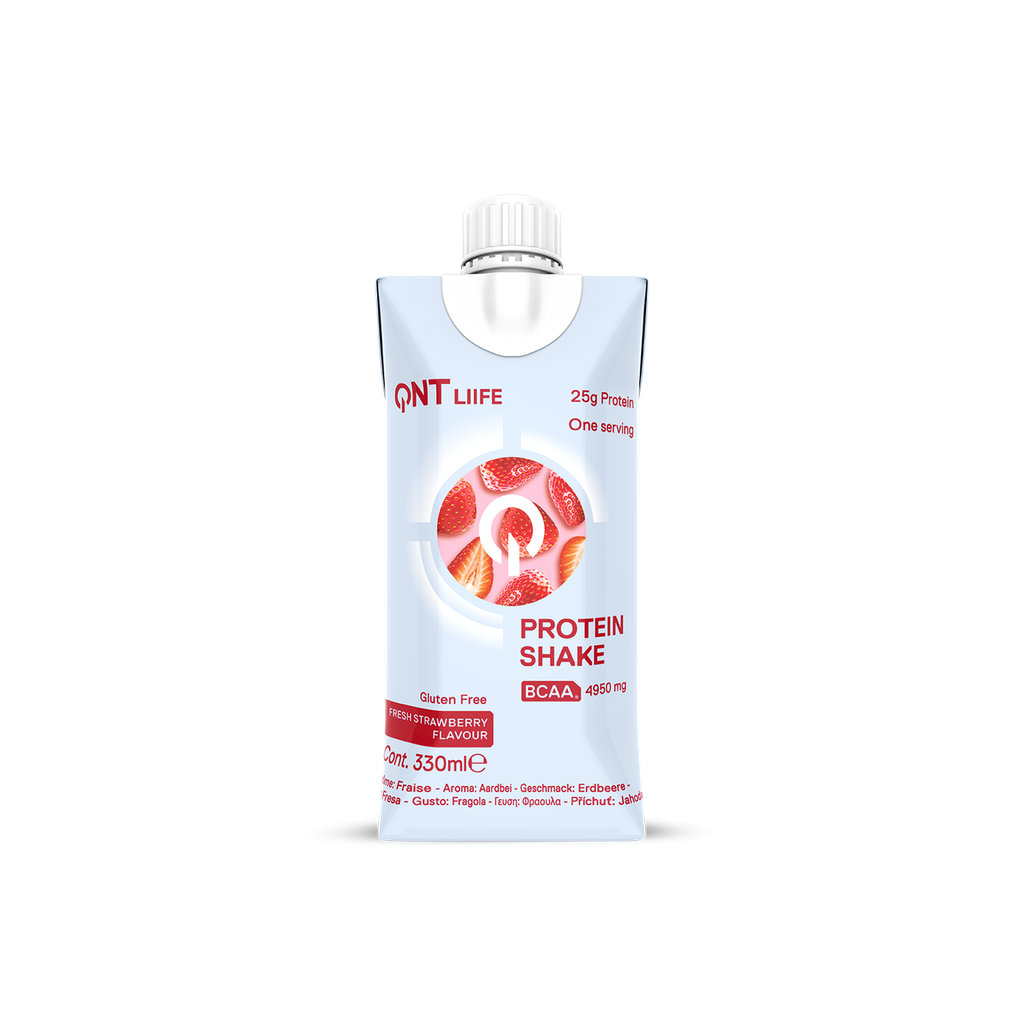 Protein Whey Shake Tetra (25 g Protein) - Strawberry - 330 ml