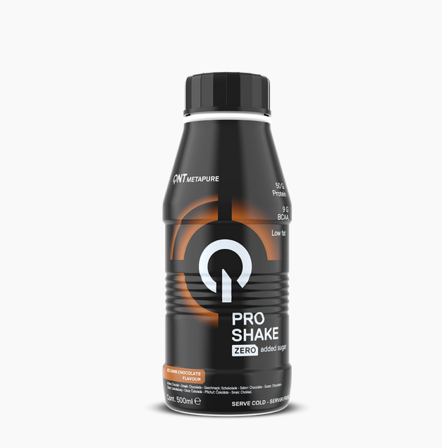 PRO SHAKE (50g protein - ZERO added Sugar and BCAA) - Belgian Chocolate - 500 ml