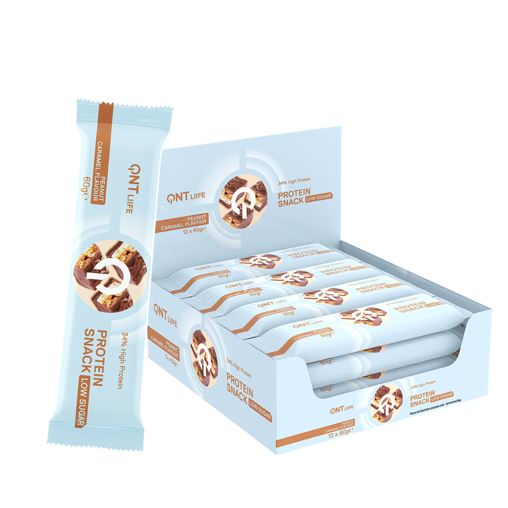 Protein Snack Low Sugar - Cacahuètes caramel - 12 x 60g
