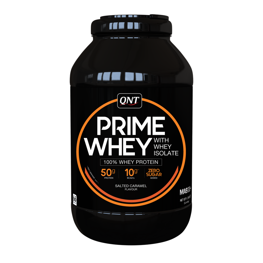 PRIME WHEY -  100 % Whey Isolate & Concentrate Blend - Salted Caramel - 2 kg