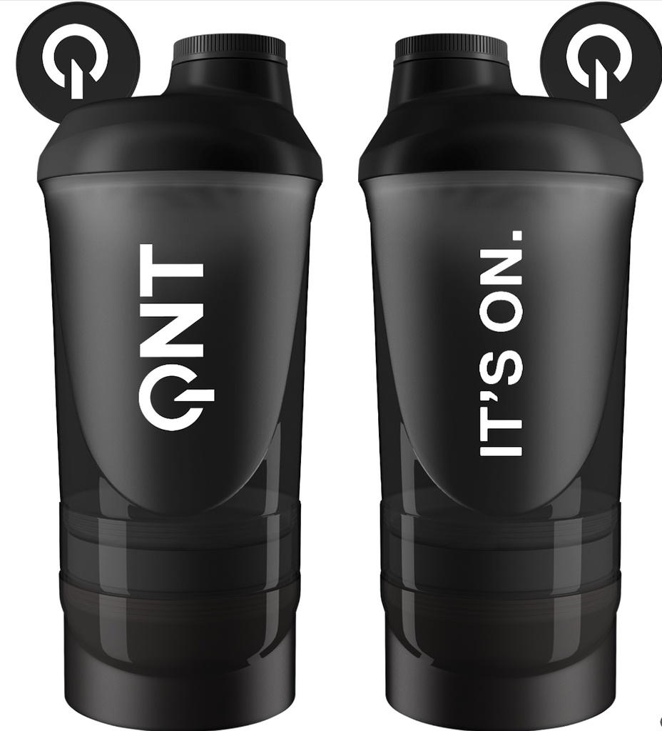 QNT Plastic Shaker 950 ml - Zwart