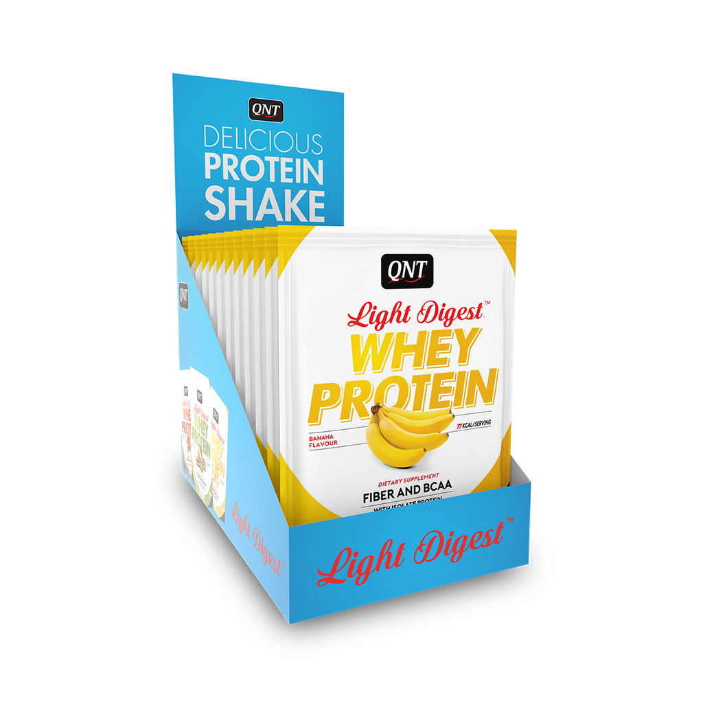 LIGHT DIGEST WHEY PROTEIN - Banana - 12 x 40 g