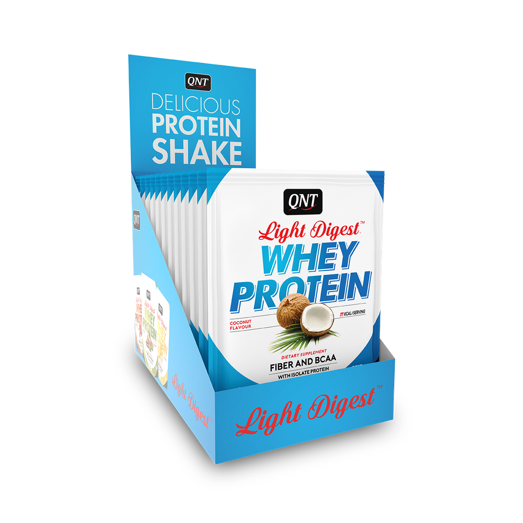 LIGHT DIGEST WHEY PROTEIN - Coconut - 12 x 40 g