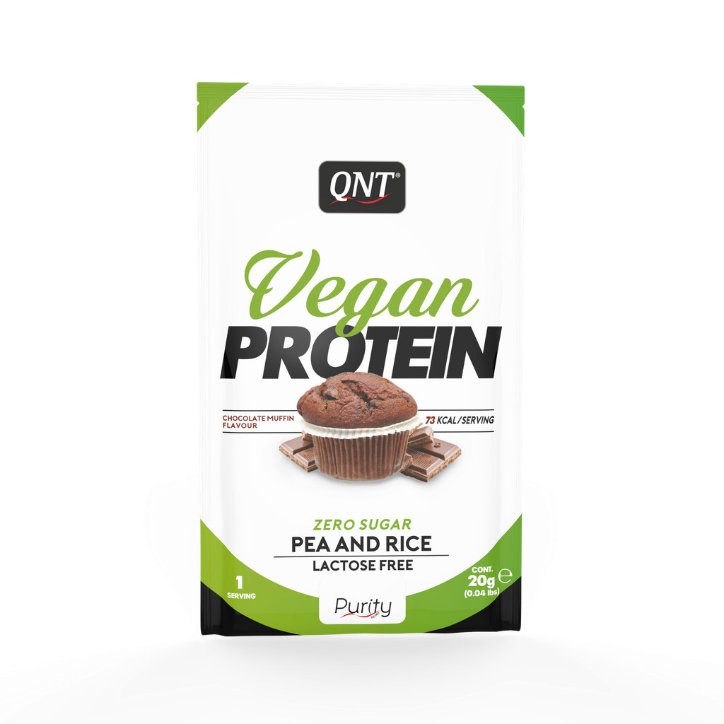 VEGAN PROTEIN POWDER - BOX  - 15 x 20g - Chocolate Muffin