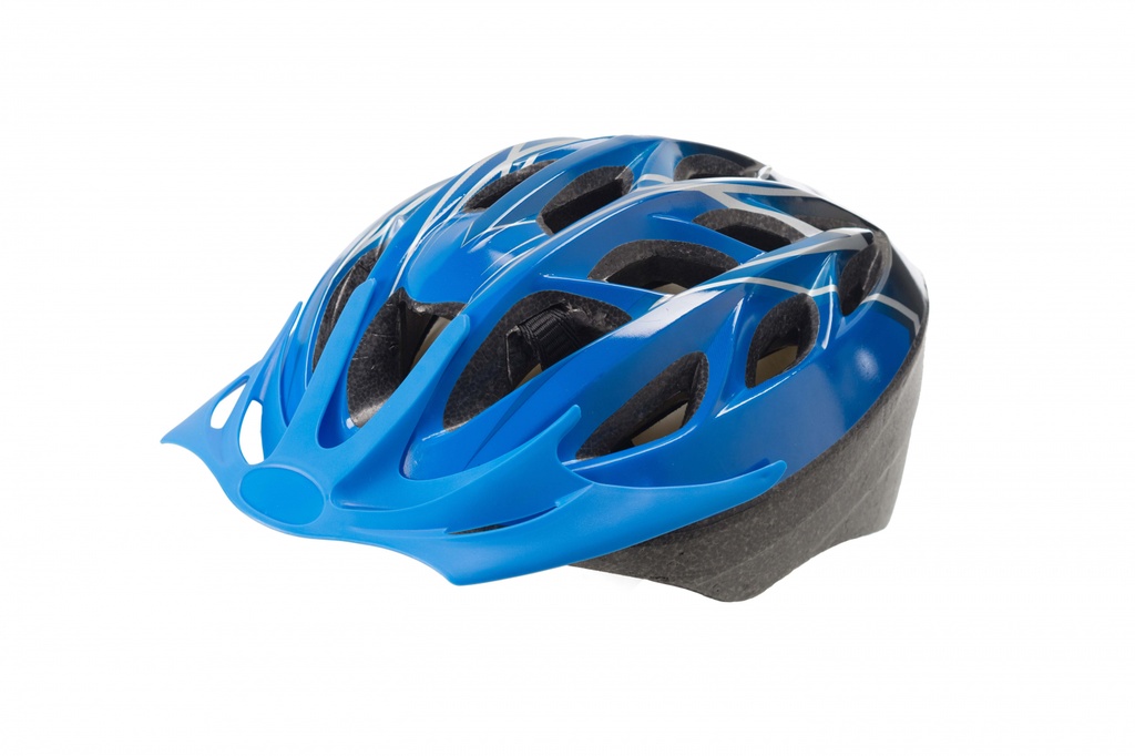 HELMET FS-114 BLACK/BLUE 52/58cm M