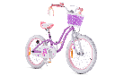 Star Kids Bike 14" - Purple