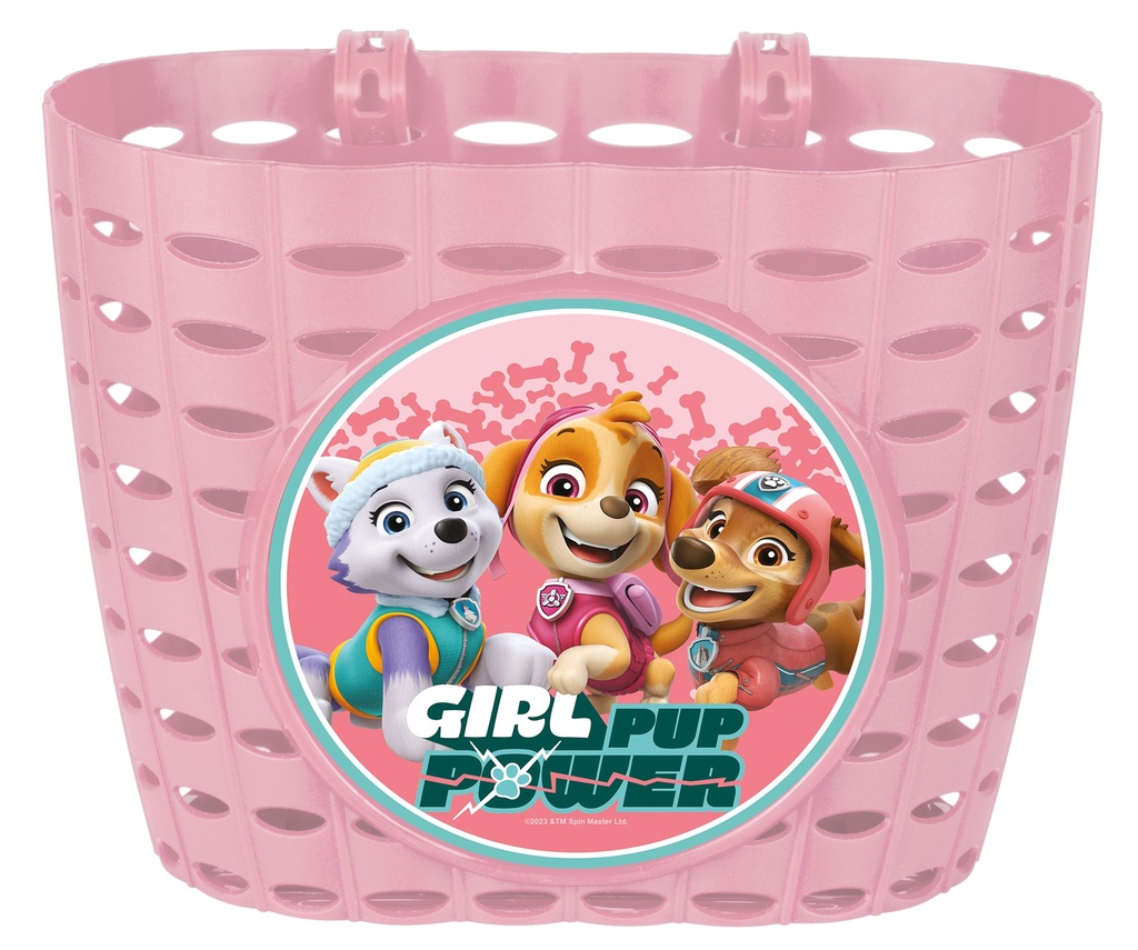 BIKE BASKET PAW PATROL GIRL