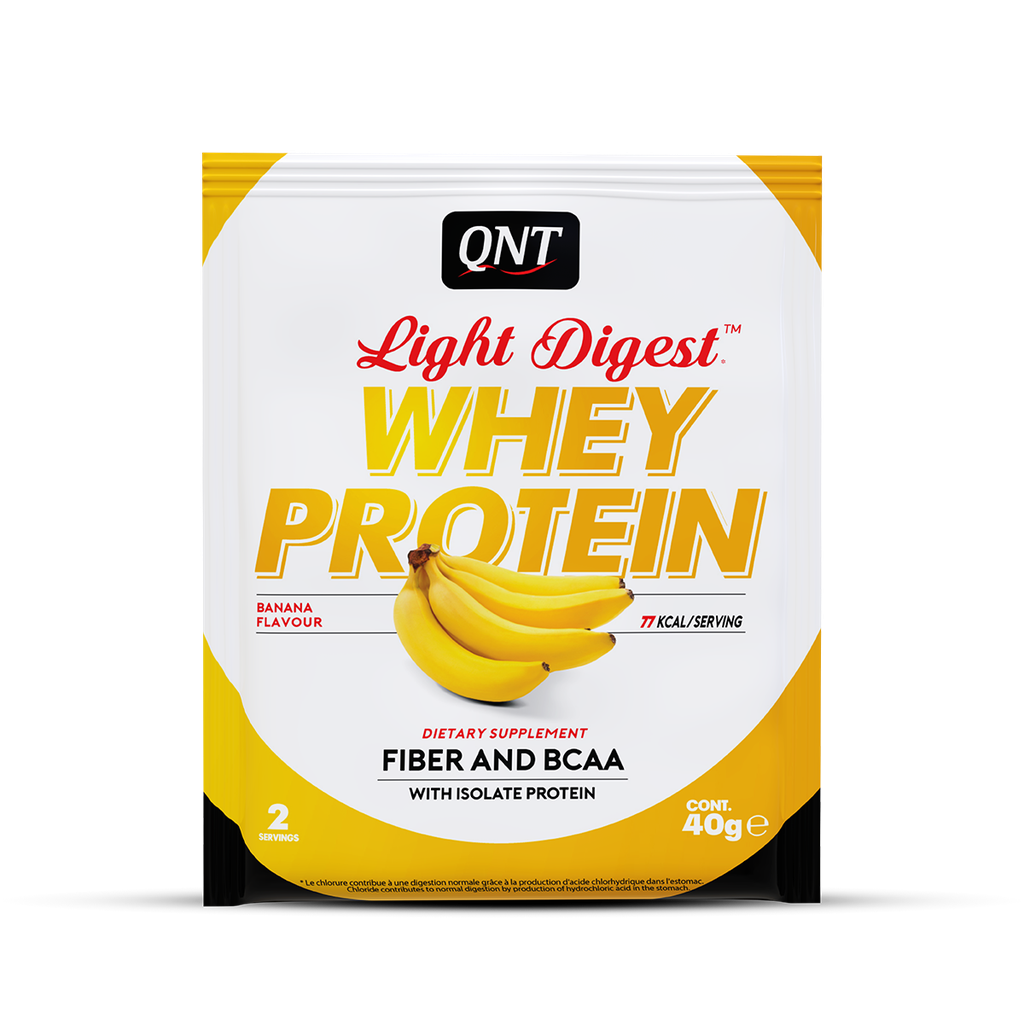 LIGHT DIGEST WHEY PROTEIN BOX - Banana -1 x 40g