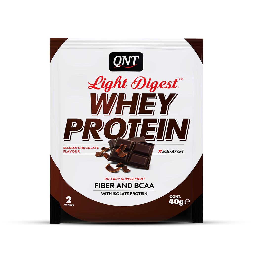 LIGHT DIGEST WHEY PROTEIN BOX - Belgium Chocolate -1 x 40g