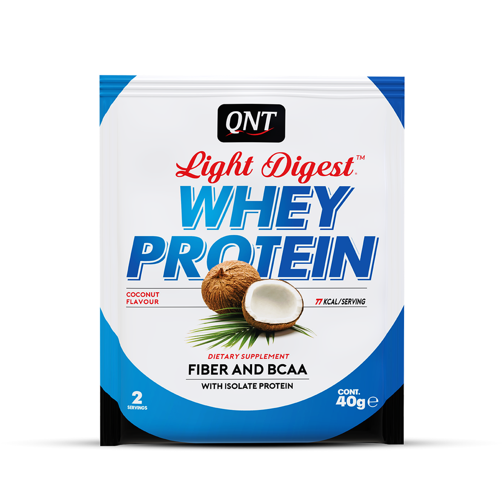 LIGHT DIGEST WHEY PROTEIN BOX - Coconut -1 x 40g