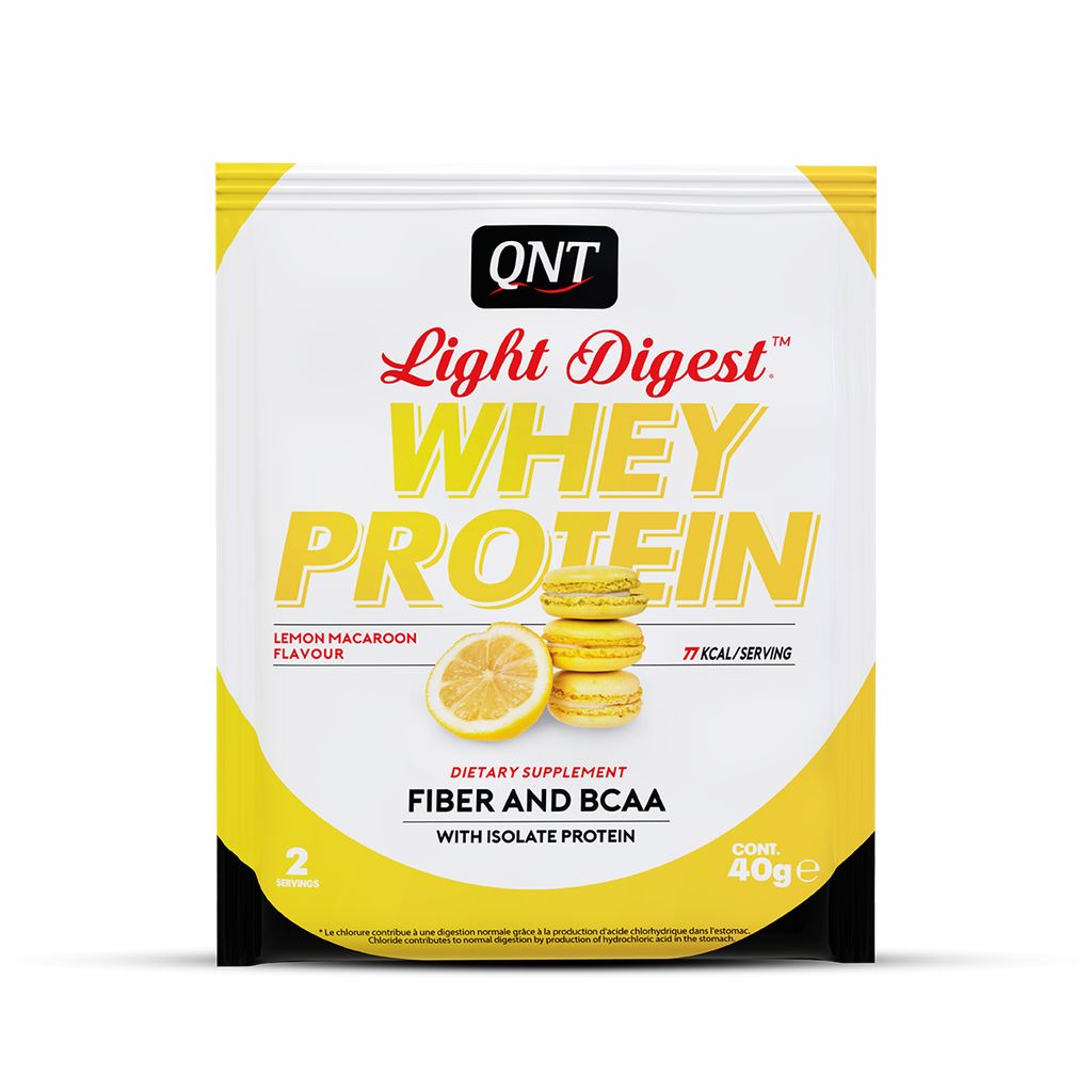 LIGHT DIGEST WHEY PROTEIN BOX - Lemon Macaroon -1 x 40g