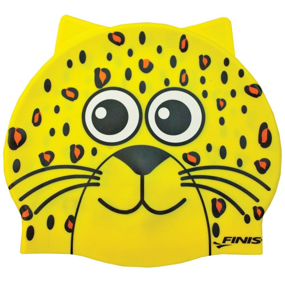 Swim Cap Animal Head Leopard