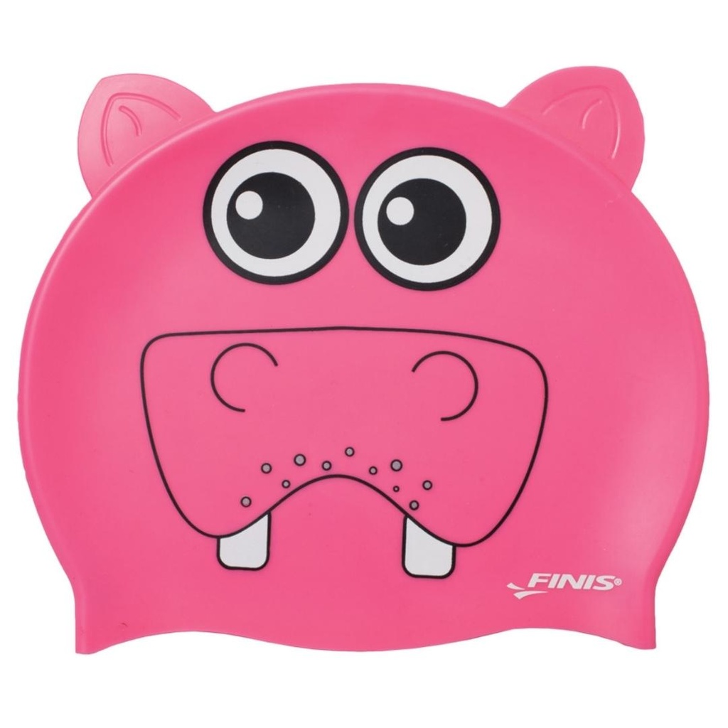 Swim Cap Animal Head Hippo 