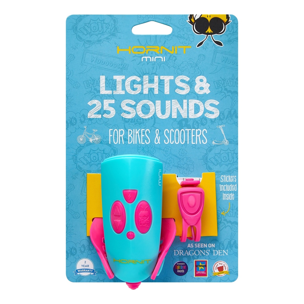 Mini Hornit Pink / Turquoise