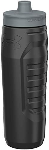 [UA70090-BK/PG-950ML] 32oz Sideline Squeeze Black/Pitch Grey 950 milliliter