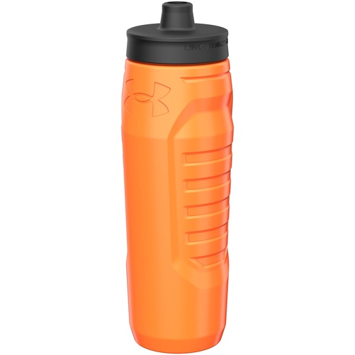 [UA70090-DO/PG-950ML] 32oz Sideline Squeeze Dark Orange/Pitch Grey 950 milliliter