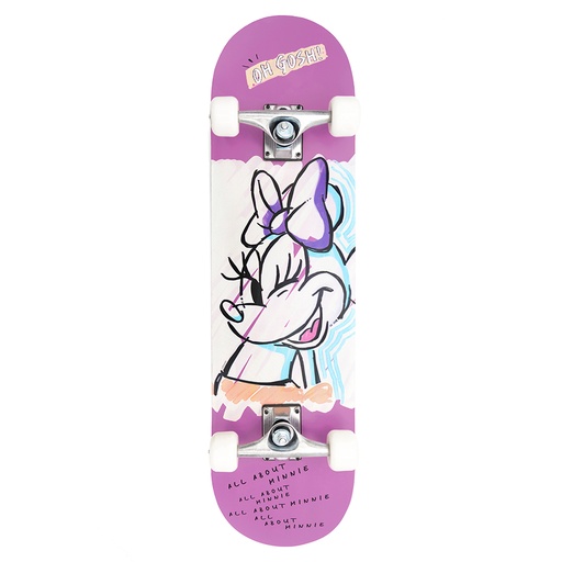 [59977] WOODEN SKATEBOARD 31'' x 8'' /70 x 20cm - MINNIE  2