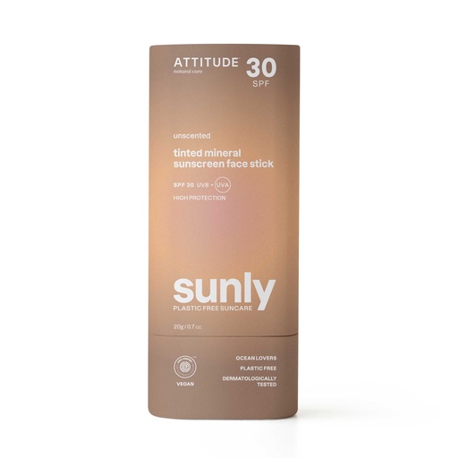 [46097] Sunly - Getönter Sonnenschutzstift für das Gesicht - LSF 30 - Geruchlos