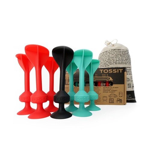 [Starter Pack - Red Cyan] TOSSIT Game Starter Pack Red Cyan
