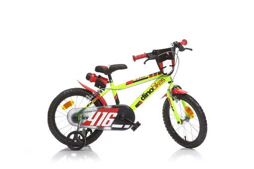 [416US-03] Kids Bike 416 - Neon Yellow -  16 " 