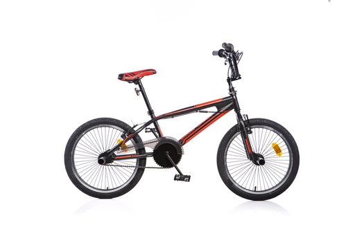 [346-04] Kids Bike Freestyle - Red/Black - 20"