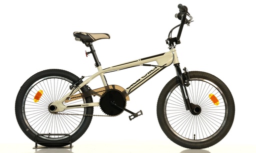 [346-58] Kids Bike Freestyle BMX - Grey Matt - 20"