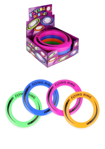 [R79 088] Flying Discs (24cm) - 4 Assorted Designs