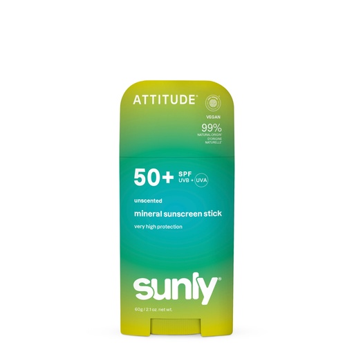 [46540] Mineral sunscreen Stick Face & Body - SPF 50 - unscented