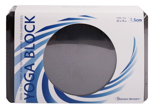 [9011A] Yoga Block 23x15x7,5cm Anthracite
