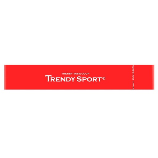 [67083] Resistance band Trendy Tone Loop Bright Red