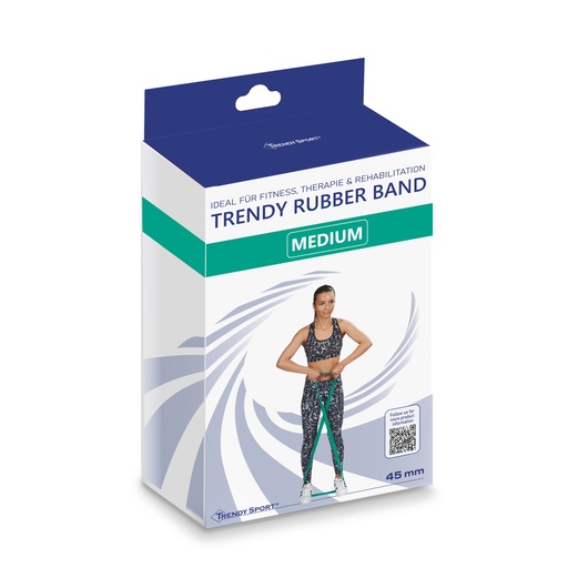 [67093] Resistance band Trendy RUBBER BAND Medium Green