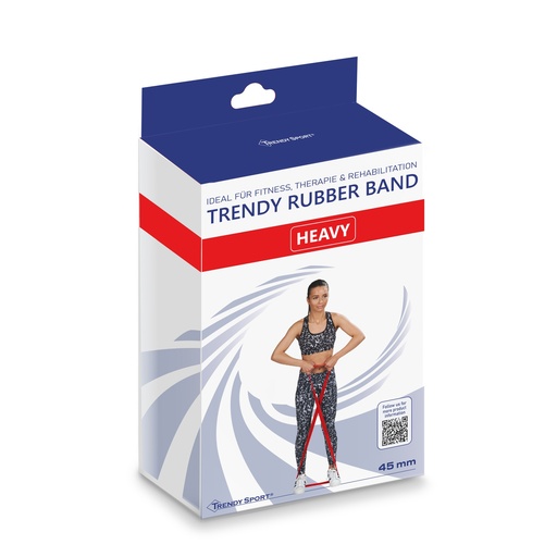 [67094] Resistance band Trendy RUBBER BAND Heavy - Red