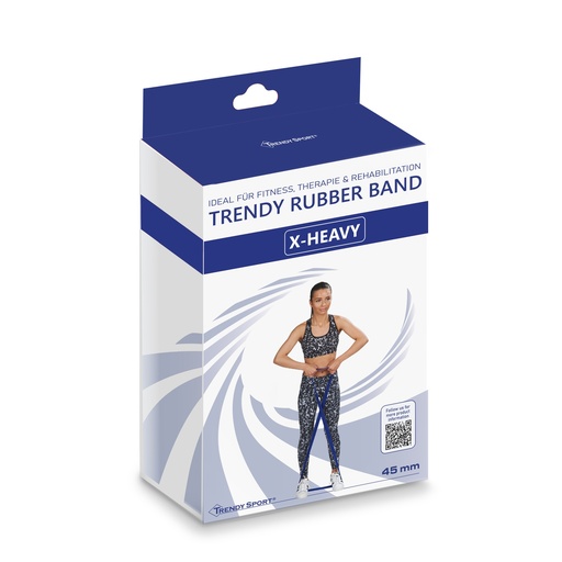 [67095] Resistance band Trendy RUBBER BAND X-Bright Blue