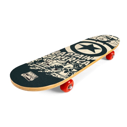 [9940] Wooden Skateboard 24'' x 5,9'' / 61 x 15cm CAPTAIN AMERICA