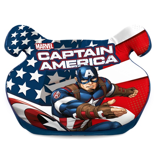 [9719] BOOSTER CAR BOOSTER SEAT CAPITAN AMERICA 15-36 KG