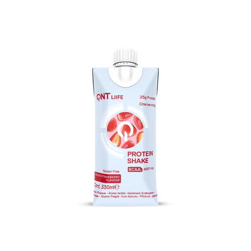 [QNTLIIFE011] Delicious Whey Shake Tetra (25 g Protein) - Strawberry - 330 ml