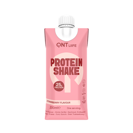 [QNTLIIFE011] Protein Whey Shake Tetra (25 g Protein) - Strawberry - 330 ml
