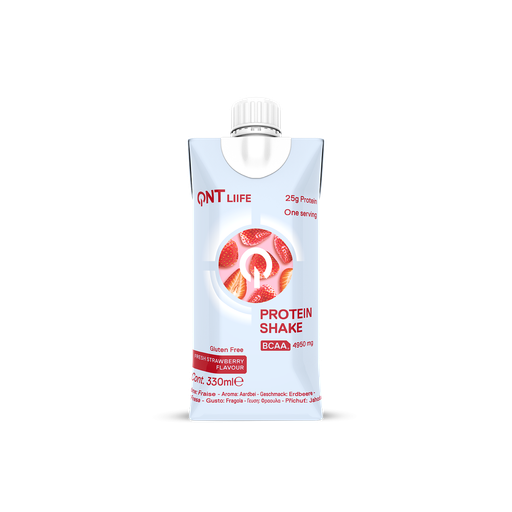 [QNTLIIFE011] Protein Whey Shake Tetra (25 g Protein) - Strawberry - 330 ml