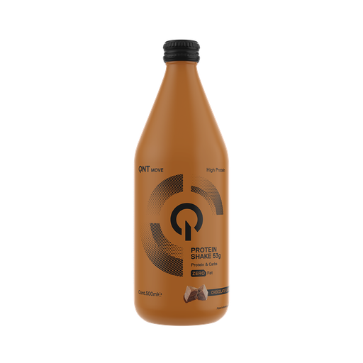 [QNT0885] PROTEIN SHAKE  glass bottle - Chocolate - 500 ml