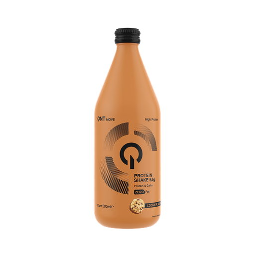 [QNT1299] PROTEIN SHAKE  glass bottle - Cookies Cream - 500 ml