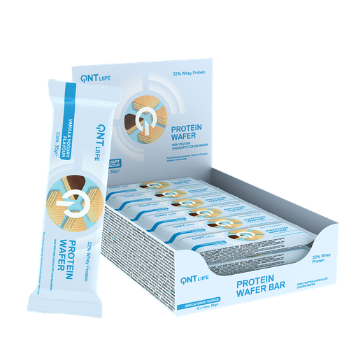 [QNT1122] Protein Wafer 32% - Vanilla Yoghurt - 12 x 35 g
