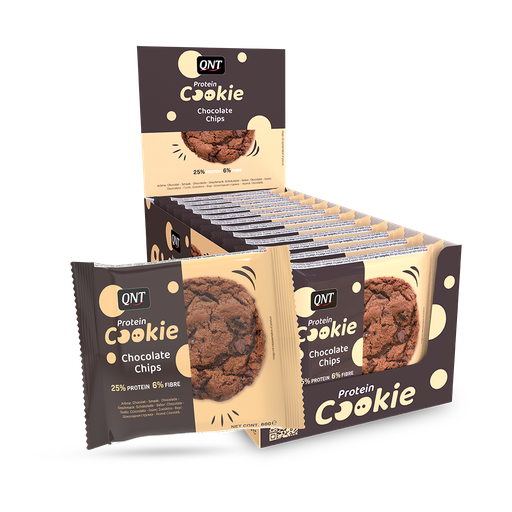 [QNT1336] PROTEIN COOKIE - Chocolate Chips - 12 x 60 g